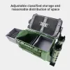 Large Fishing Tackle Box Multifunction Capacity Stand Rod Holder Cup Holder High Quality Plastic Egi Box Fishing Box
