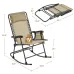 Zero Gravity Rocker Folding Lounge Chair w/ Cupholder & Pillow Ergonomic Lawn Patio Rest , Custom