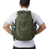 40L Tactical Backpack for Men Camping Hiking Backpacks Reflective Outdoor Travel Bags Survival Molle Climbing Rucksack Bag