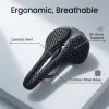 Ultralight 3D Printed Bike Saddle 160g, Comfortable Breathable Racing Bicycle Seat for MTB Road Mountain Bike Cycling