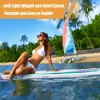 3.2M Inflatable Stand Up Paddle Board SUP Board with Removable Fin for Adults/ Kids