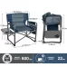 Upgraded Oversized Directors Chair Foldable Side Table Detachable Pocket Heavy Duty Camping 600 Lbs Capacity Outdoor Custom
