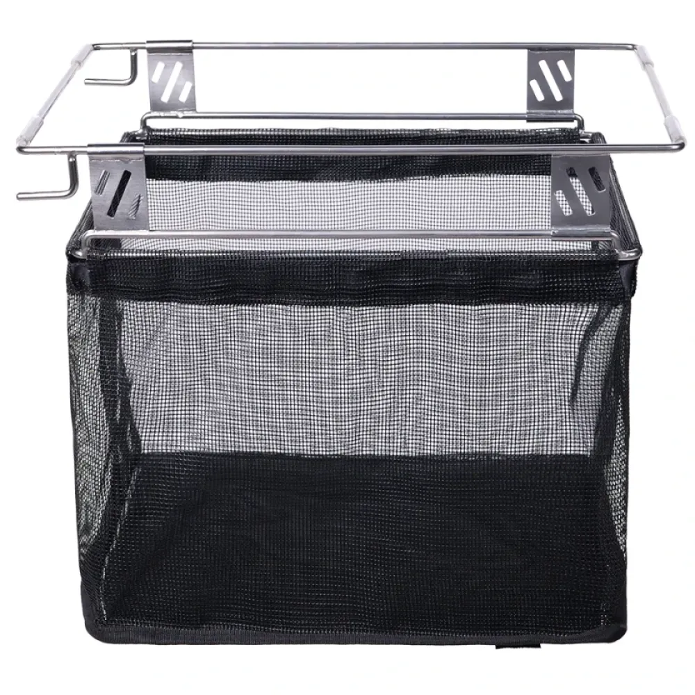 Deerest 1 Unit Pull-Out Mesh Basket for IGT Table, Foldable, Lightweight Multipurpose Draining Bag, Outdoor Camping Accessories