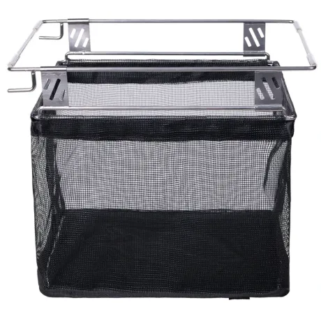 Deerest 1 Unit Pull-Out Mesh Basket for IGT Table, Foldable, Lightweight Multipurpose Draining Bag, Outdoor Camping Accessories