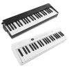 88-Key Foldable Electronic Piano Portable Electric Keyboard MIDI USB BT Connectivity Rechargeable with Music Stand/Piano Bag/Sus