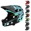 Full Face Mountain Bike Helmet Adult Racing Downhill MTB Helmet Equipped with EPP Chin Support for Adults Mountain Bike Cyclist