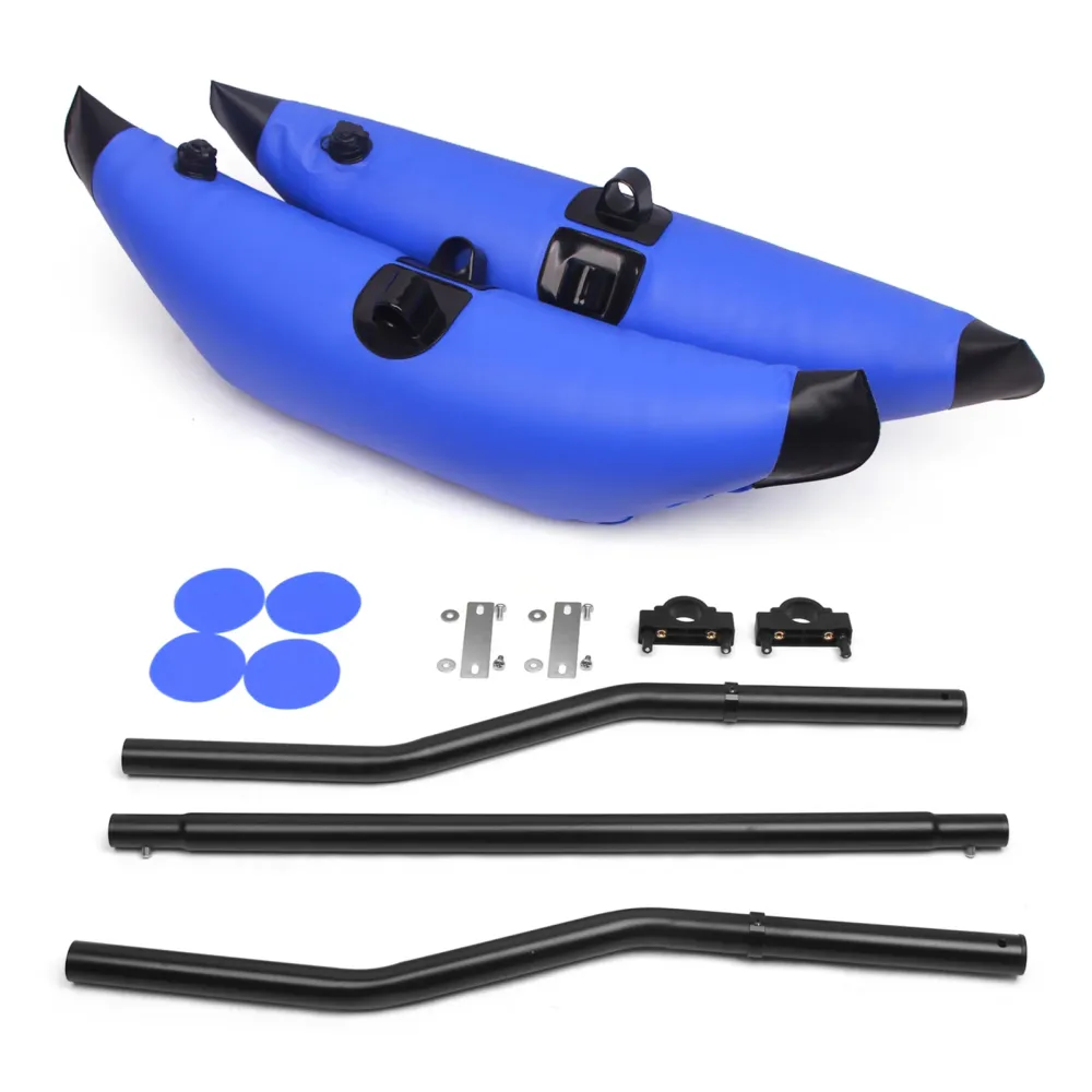 Kayak PVC Inflatable Outrigger Float with Sidekick Arms Rod Kayak Boat Fishing Standing Float Stabilizer System Kit