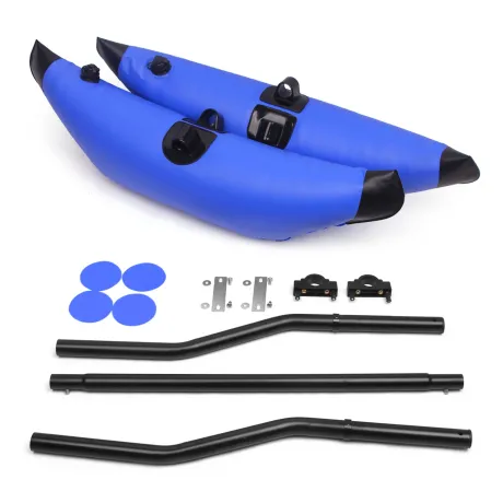 Kayak PVC Inflatable Outrigger Float with Sidekick Arms Rod Kayak Boat Fishing Standing Float Stabilizer System Kit