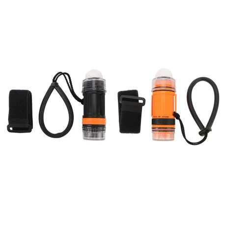 Diving Strobe Flashlight High Brightness LED Waterproof Battery Powered 60M Dive Strobe Light for Underwater Adventure