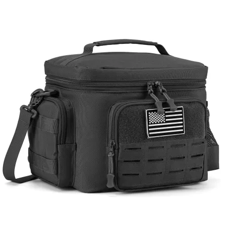 Outdoor Tactical Thermal Cooler Bag Heavy Duty Lunch Box Work Leakproof Insulated Durable Lunch Bag for Men Meal Camping Picnic