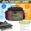 Outdoor Tactical Thermal Cooler Bag Heavy Duty Lunch Box Work Leakproof Insulated Durable Lunch Bag for Men Meal Camping Picnic
