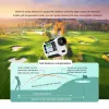 600M / 800M / 1200M / 1500M Golf Rangefinder Distance Meter with LCD Touch Screen 6.5X Magnification USB Rechargeable Range Find