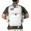 25L/45L Tactical Backpack for Men and Women Outdoor Survival Bug Out Bag Small School Rucksack Hking with Bottle Holder