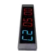 Gym Timer Gym Timer Clock 6 Digits Digital Display Workout Interval Timer Countdown Up Stopwatch for Home Fitness 12/24 Hours
