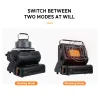 1300W Gas Heater Dual-use Camping Heater Portable Gas Oven for Heating Cooking