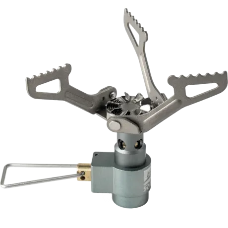 Titanium Mini Camping Gas Burners 25g One-Piece Pocket Stove Outdooor Hiking Folding Cooking Furnace Portable