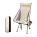 Portable Folding Camping Chair with Headrest Lightweight Tourist Chairs Aluminum Alloy Fishing Chair Outdoor Furniture