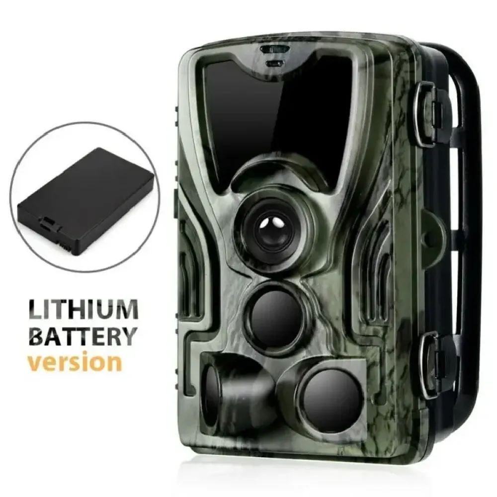 20MP 1080P Outdoor Hunting Trail Camera with 5000 MAh Lithium Battery IP65 Waterproof Game Cam Photo Traps Wild Surveillance