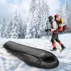 Winter Sleeping Bags For Adults Cold Weather 0~-22 Degree Down Sleeping Bag for Outdoor Champing Hiking Mummy Bag