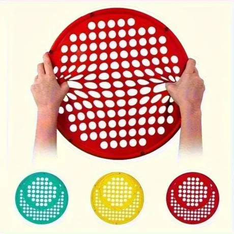 Portable Hand Exerciser Silicone Elastic Resistance Net 35.5cm Three Colors Available - Home Training Equipmen, Without Battery