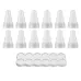 12pcs Flameless LED Candles USB Rechargeable with Remote Control Smart Timer Flickering Tealights for Wedding Dinner Table Festi