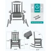Oversized Outdoor Rocking Chair Weather Resistant Patio Porch Rocker 350lb Custom