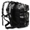 45L Tactical Backpack survival Bag Hunting MOLLE Backpack GYM For Men EDC Outdoor Hiking Rucksack Witch Bottle Holder