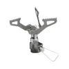 Titanium Mini Camping Gas Burners 25g One-Piece Pocket Stove Outdooor Hiking Folding Cooking Furnace Portable