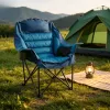 Oversized Padded Camping Chair Portable Folding Heavy-Duty 400lb Capacity Cup Holder Outdoor Adults Custom