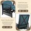 Adjustable Metal Outdoor Lounge Chair Recliner with Removable Cushions for Patio Garden, Custom