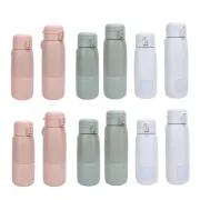 Battery Operated Bottle Warmer Lightweight 37℃-55℃ Temperature Control Heatproof Portable Milk Warmer Rechargeable for