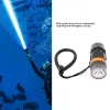 Diving Strobe Flashlight High Brightness LED Waterproof Battery Powered 60M Dive Strobe Light for Underwater Adventure