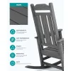 Oversized Outdoor Rocking Chair Weather Resistant Patio Porch Rocker 350lb Custom