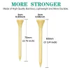 Bamboo Golf Tees 1000/500/250 PCS 2-3/4 & 3-1/4 inch Length | Bamboo Golf Tees, 7X Stronger Than Wood Golf Tees, Reduce Friction