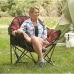 Oversized Portable Folding Camping Chair Padded Seat 500 lb Capacity, Custom