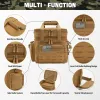 18L Insulated Cooler Bag Tactical Lunch Box for Men Expandable Work Camping Outdoor Picnic Heavy Duty Leakproof Thermal Bag