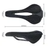 Ultralight 3D Printed Bike Saddle 160g, Comfortable Breathable Racing Bicycle Seat for MTB Road Mountain Bike Cycling