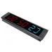 Gym Timer Gym Timer Clock 6 Digits Digital Display Workout Interval Timer Countdown Up Stopwatch for Home Fitness 12/24 Hours