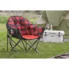 Oversized Portable Folding Camping Chair Padded Seat 500 lb Capacity, Custom