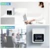 Electronic Employee Time Clock Machine with 100 Attendance Cards 2 Ribbons Easy Time Tracking for Small Businesses Wall Mount