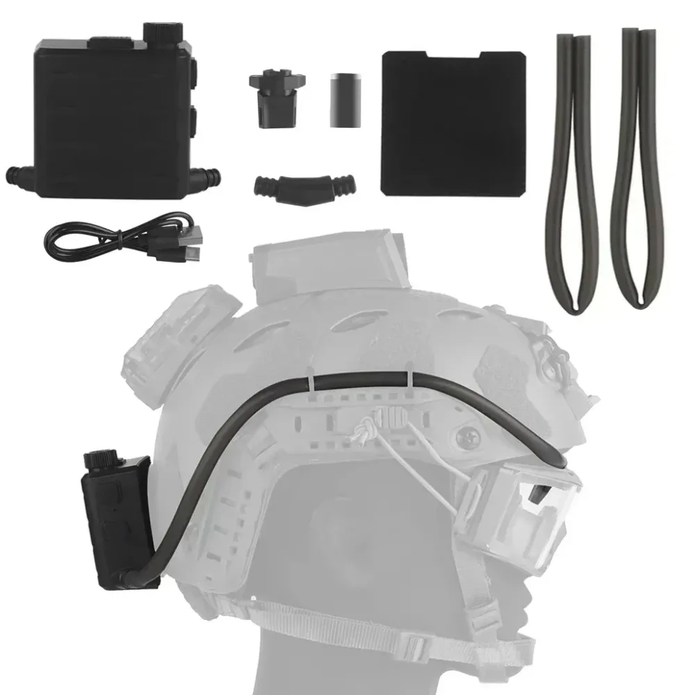 Tactical Goggles Defogger Defogging Fan Anti-fog Kit for Airsoft Shooting Motocross Mountaineering Protection Glasses Ski Mask