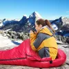 Winter Sleeping Bags For Adults Cold Weather 0~-22 Degree Down Sleeping Bag for Outdoor Champing Hiking Mummy Bag