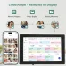 Smart Digital Calendar 10.1 Inch HD Touchscreen WiFi Interactive Display Digital Calendar Planner with APP 32GB Memory for Famil