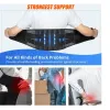 Back Brace with Lumbar Pad,6 Flexible Support,Back Brace for Men Lower Back,Lightweight Back Brace for Lower Back Pain