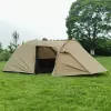 Waterproof Family Camping Tent 3 Person Light Weight Double Layer 1 Bedroom One Living Room Outdoor Tent